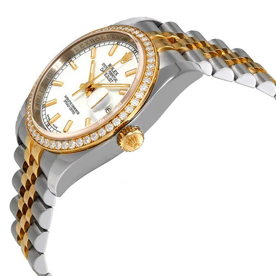 JMS always Bracelets Original Rolex Oyster Perpetual Datejust 36 White Dial Stainless Steel and 18K Yellow Gold Jubilee Bracelet Automatic Ladies Watch 116243WSJ JMS always Bracelets Original Rolex Oyster Perpetual Datejust 36 White Dial Stainless Steel and 18K Yellow Gold Jubilee Bracelet Automatic Ladies Watch 116243WSJ
