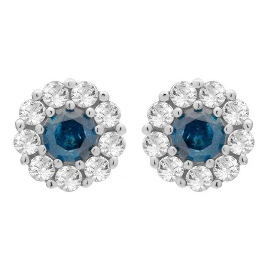 JMS always Earrings Original Diamond Muse 150 cttw 14KT White Gold Round Diamond Stud Earrings for Women JMS always Earrings Original Diamond Muse 150 cttw 14KT White Gold Round Diamond Stud Earrings for Women