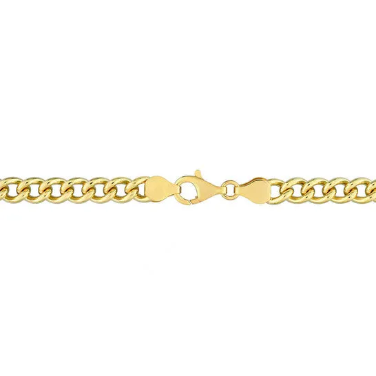 JMS always Necklaces Original AMOUR 65mm Curb Link Chain Necklace In Yellow Plated Sterling Silver 20 In JMS always Necklaces Original AMOUR 65mm Curb Link Chain Necklace In Yellow Plated Sterling Silver 20 In