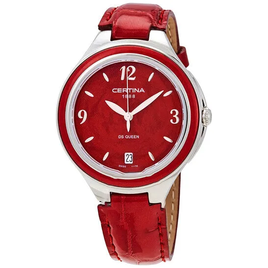 JMS always Original Certina DS Queen Quartz Red Dial Ladies Watch C0182101642700 Watches JMS always Original Certina DS Queen Quartz Red Dial Ladies Watch C0182101642700 Watches