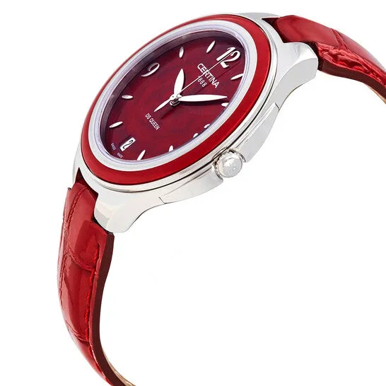 JMS always Original Certina DS Queen Quartz Red Dial Ladies Watch C0182101642700 Watches JMS always Original Certina DS Queen Quartz Red Dial Ladies Watch C0182101642700 Watches