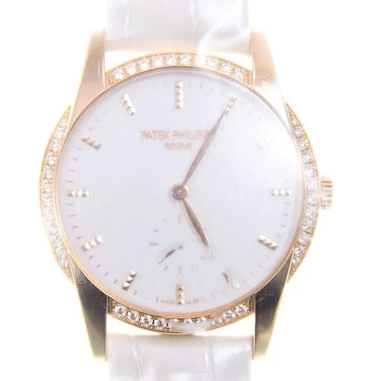 JMS always Original Patek Philippe Calatrava Hand Wind Diamond White Dial Ladies Watch 7122200R001 Watches JMS always Original Patek Philippe Calatrava Hand Wind Diamond White Dial Ladies Watch 7122200R001 Watches