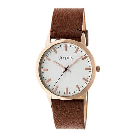 JMS always Original Simplify The 2800 White Dial Brown Leather Unisex Watch SIM2803 Watches JMS always Original Simplify The 2800 White Dial Brown Leather Unisex Watch SIM2803 Watches