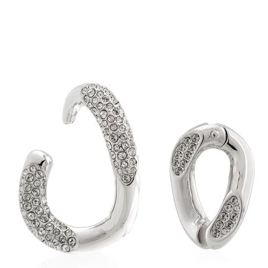 JMS always Original Swarovski Dextera Ear Cuff White Rhodium Plated Earrings JMS always Original Swarovski Dextera Ear Cuff White Rhodium Plated Earrings