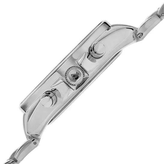 JMS always Rings Original August Steiner Quartz Silver Dial Silvertone Alloy Mens Watch AS8140SS