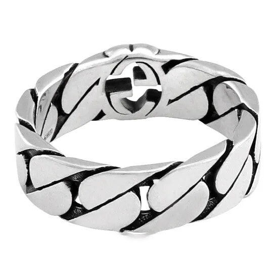 JMS always Rings Original Gucci Sterling Silver Interlocking G Ring