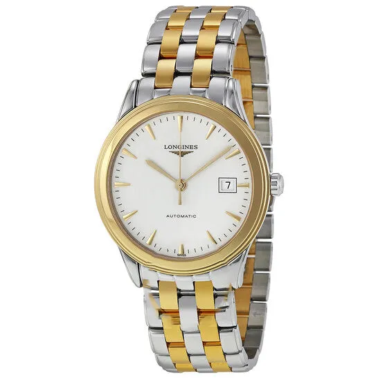 JMS always Rings Original Longines Flagship Automatic White Dial Twotone Mens Watch L48743227