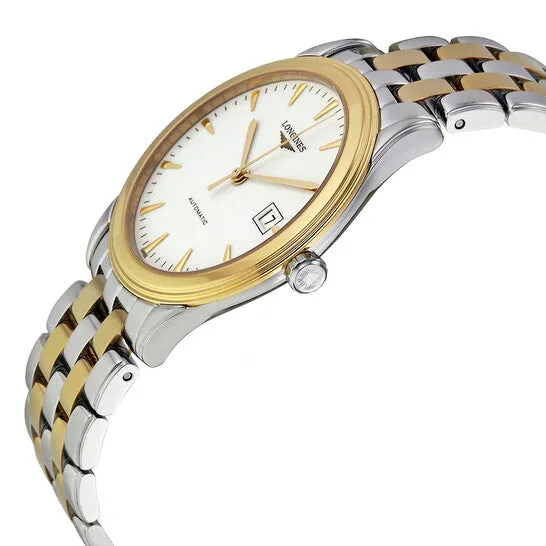 JMS always Rings Original Longines Flagship Automatic White Dial Twotone Mens Watch L48743227