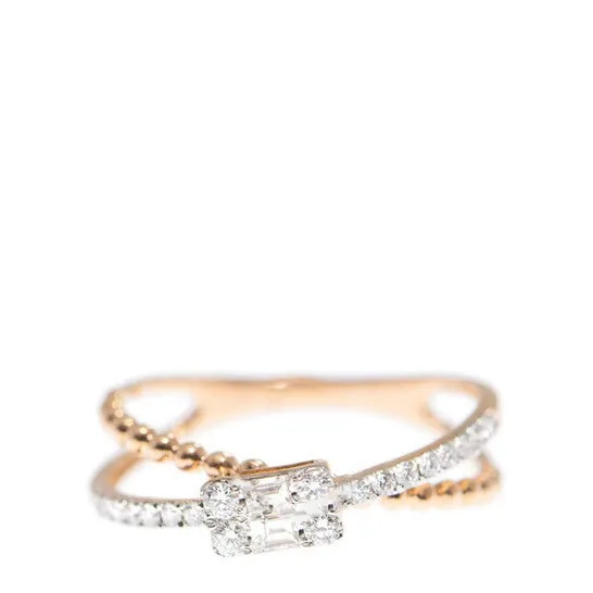 JMS always Rings Original New J Collection Fine Jewellery Ring W Diamond20 Rddi 024 Ct3 Bagdibag 006 Ct18kr 230 Gm 18kt Rose Gold Pink Gold
