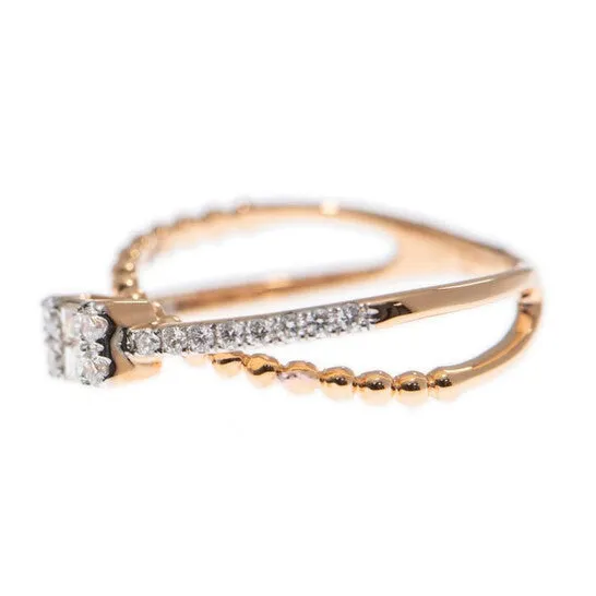 JMS always Rings Original New J Collection Fine Jewellery Ring W Diamond20 Rddi 024 Ct3 Bagdibag 006 Ct18kr 230 Gm 18kt Rose Gold Pink Gold