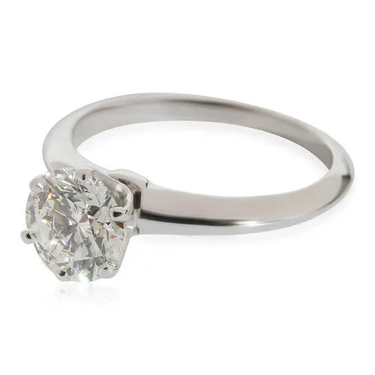 JMS always Rings Original PreOwned Tiffany Co Diamond Engagement Ring in Platinum I VVS2 129 CTW