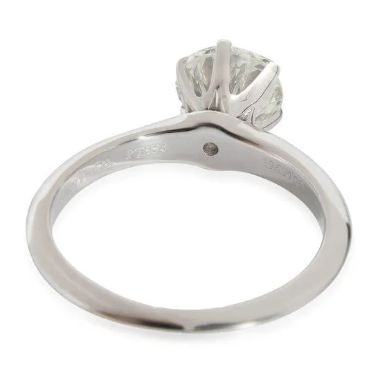 JMS always Rings Original PreOwned Tiffany Co Diamond Engagement Ring in Platinum I VVS2 129 CTW