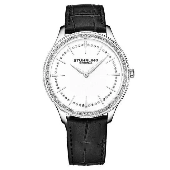 JMS always Rings Original Stuhrling Original Symphony Silvertone Dial Ladies Watch M15882