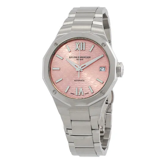 JMS always Watches Original Baume et Mercier Riviera Automatic Pink Dial Ladies Watch M0A10675 JMS always Watches Original Baume et Mercier Riviera Automatic Pink Dial Ladies Watch M0A10675