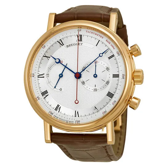 JMS always Watches Original Breguet Classique Automatic Silvered Dial Alligator Leather Mens Watch 5287BR129ZU JMS always Watches Original Breguet Classique Automatic Silvered Dial Alligator Leather Mens Watch 5287BR129ZU