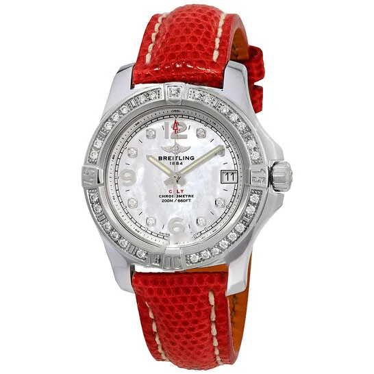 JMS always Watches Original Breitling Colt Mother of Pearl Diamond Dial Ladies Watch A7438953A771RDZT JMS always Watches Original Breitling Colt Mother of Pearl Diamond Dial Ladies Watch A7438953A771RDZT