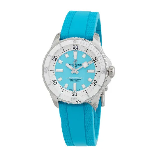 JMS always Watches Original Breitling Superocean Automatic Chronometer Turquoise Dial Ladies Watch A17377211C1S1 JMS always Watches Original Breitling Superocean Automatic Chronometer Turquoise Dial Ladies Watch A17377211C1S1