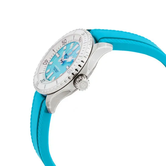 JMS always Watches Original Breitling Superocean Automatic Chronometer Turquoise Dial Ladies Watch A17377211C1S1 JMS always Watches Original Breitling Superocean Automatic Chronometer Turquoise Dial Ladies Watch A17377211C1S1
