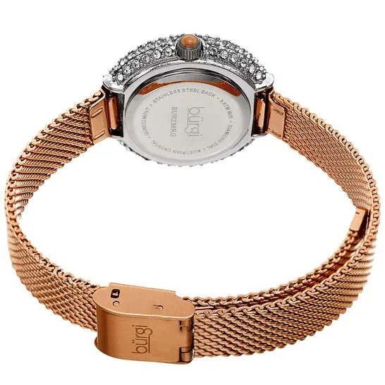 JMS always Watches Original Burgi Diamond Silver Dial Ladies Watch BUR236RG JMS always Watches Original Burgi Diamond Silver Dial Ladies Watch BUR236RG