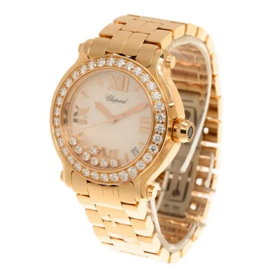 JMS always Watches Original Chopard Happy Sport 18kt Rose Gold Ladies Watch 2774815002 JMS always Watches Original Chopard Happy Sport 18kt Rose Gold Ladies Watch 2774815002