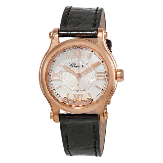 JMS always Watches Original Chopard Happy Sport 18kt Rose Gold White Dial Ladies Watch 274893 5011 JMS always Watches Original Chopard Happy Sport 18kt Rose Gold White Dial Ladies Watch 274893 5011
