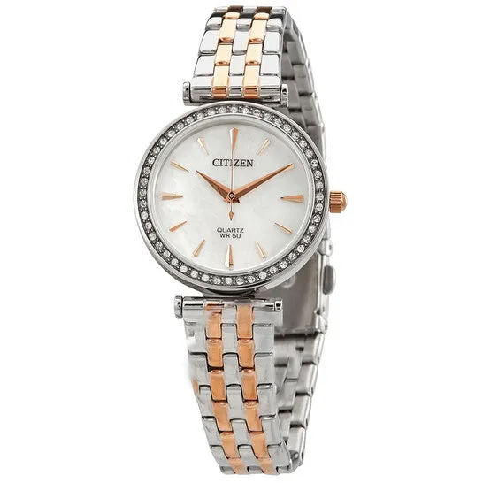JMS always Watches Original Citizen Quartz Crystal Mother of Pearl Dial Ladies Watch ER021659D JMS always Watches Original Citizen Quartz Crystal Mother of Pearl Dial Ladies Watch ER021659D