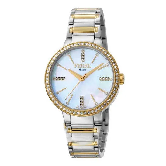 JMS always Watches Original Ferre Milano White Mother of Pearl Dial Ladies Watch FM1L084M0101 JMS always Watches Original Ferre Milano White Mother of Pearl Dial Ladies Watch FM1L084M0101