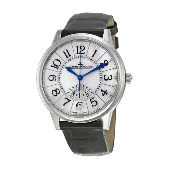 JMS always Watches Original Jaeger LeCoultre RendezVous Date Mother of Pearl Dial Black Leather Mens Watch Q3548490 JMS always Watches Original Jaeger LeCoultre RendezVous Date Mother of Pearl Dial Black Leather Mens Watch Q3548490