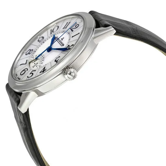 JMS always Watches Original Jaeger LeCoultre RendezVous Date Mother of Pearl Dial Black Leather Mens Watch Q3548490