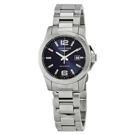 JMS always Watches Original Longines Conquest Sunray Blue Dial Ladies Watch L33764966 JMS always Watches Original Longines Conquest Sunray Blue Dial Ladies Watch L33764966