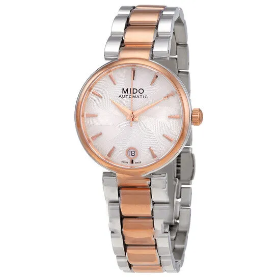 JMS always Watches Original Mido Baroncelli Donna Automatic Silver Dial Ladies Watch M0222072203110 JMS always Watches Original Mido Baroncelli Donna Automatic Silver Dial Ladies Watch M0222072203110