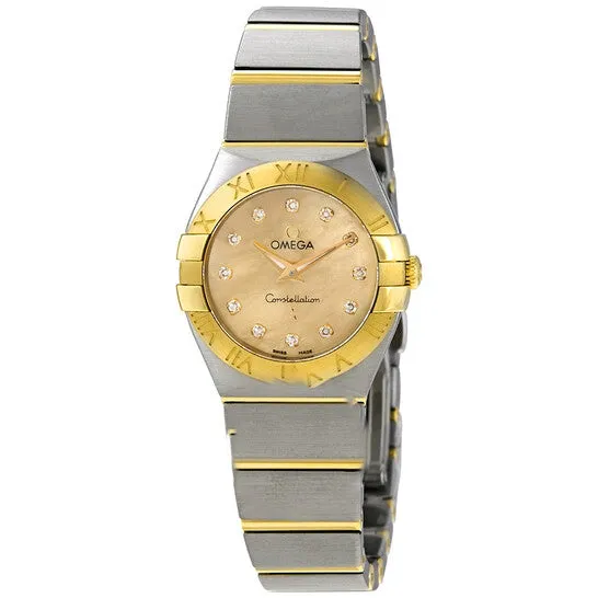 JMS always Watches Original Omega Constellation Champagne Mother of Pearl Dial Ladies Watch 12320246057001 JMS always Watches Original Omega Constellation Champagne Mother of Pearl Dial Ladies Watch 12320246057001