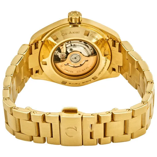 JMS always Watches Original Omega Seamaster Aqua Terra Automatic Ladies 18kt Yellow Gold Watch 23155342055001 JMS always Watches Original Omega Seamaster Aqua Terra Automatic Ladies 18kt Yellow Gold Watch 23155342055001