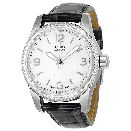 JMS always Watches Original Oris Big Crown Diamonds Automatic Mother of Pearl Dial Ladies Watch 01 733 7649 4066 07 5 19 60 JMS always Watches Original Oris Big Crown Diamonds Automatic Mother of Pearl Dial Ladies Watch 01 733 7649 4066 07 5 19 60