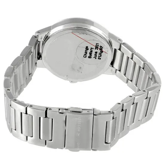 JMS always Watches Original Rebecca Minkoff Cali Quartz Silver White Dial Ladies Watch 2200303 JMS always Watches Original Rebecca Minkoff Cali Quartz Silver White Dial Ladies Watch 2200303