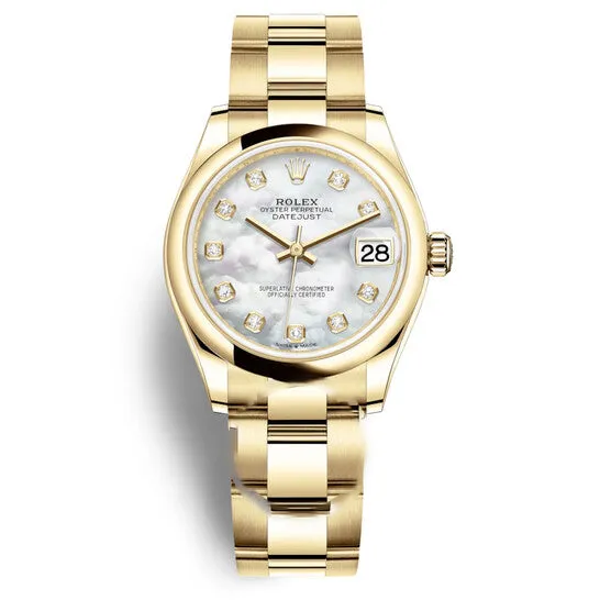 JMS always Watches Original Rolex Datejust 31 Mother of Pearl Diamond Ladies 18kt Yellow Gold Oyster Watch 278248MDO JMS always Watches Original Rolex Datejust 31 Mother of Pearl Diamond Ladies 18kt Yellow Gold Oyster Watch 278248MDO