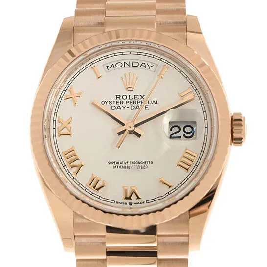 JMS always Watches Original Rolex Day Date Automatic White Dial Ladies Watch 128235WRP JMS always Watches Original Rolex Day Date Automatic White Dial Ladies Watch 128235WRP