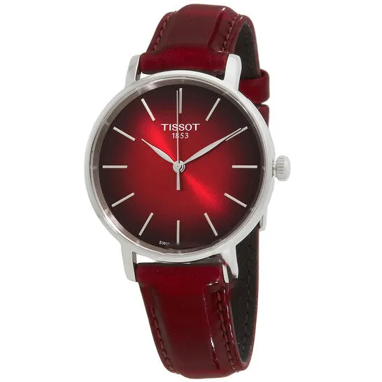 JMS always Watches Original Tissot Everytime Lady Quartz Graded PinkBlack Dial Ladies Watch T1432101733100 JMS always Watches Original Tissot Everytime Lady Quartz Graded PinkBlack Dial Ladies Watch T1432101733100