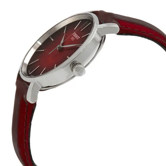 JMS always Watches Original Tissot Everytime Lady Quartz Graded PinkBlack Dial Ladies Watch T1432101733100