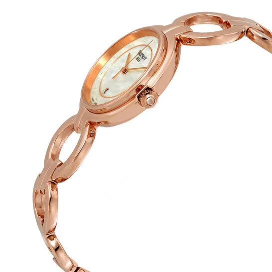 JMS always Watches Original Tissot Flamingo Diamond Mother of Pearl Dial Ladies Watch T0942103311601