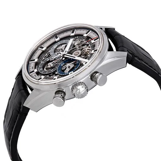 JMS always Watches Original Zenith Chronomaster El Primero Full Open Skeleton Dial Automatic Mens Leather Watch 03215340078C813 JMS always Watches Original Zenith Chronomaster El Primero Full Open Skeleton Dial Automatic Mens Leather Watch 03215340078C813