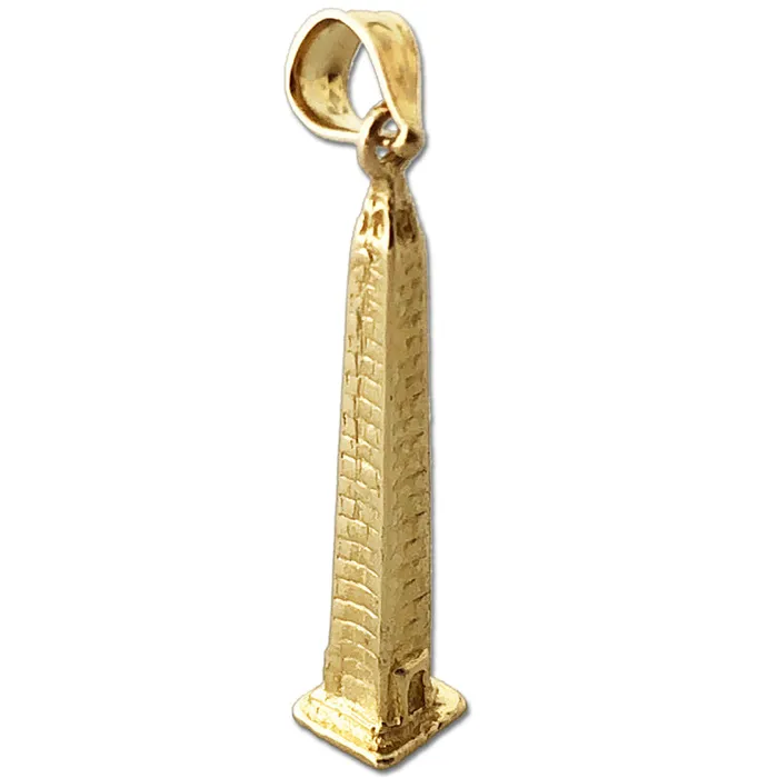 Necklaces Goldia 14K Gold 3D Washington Monument Pendant