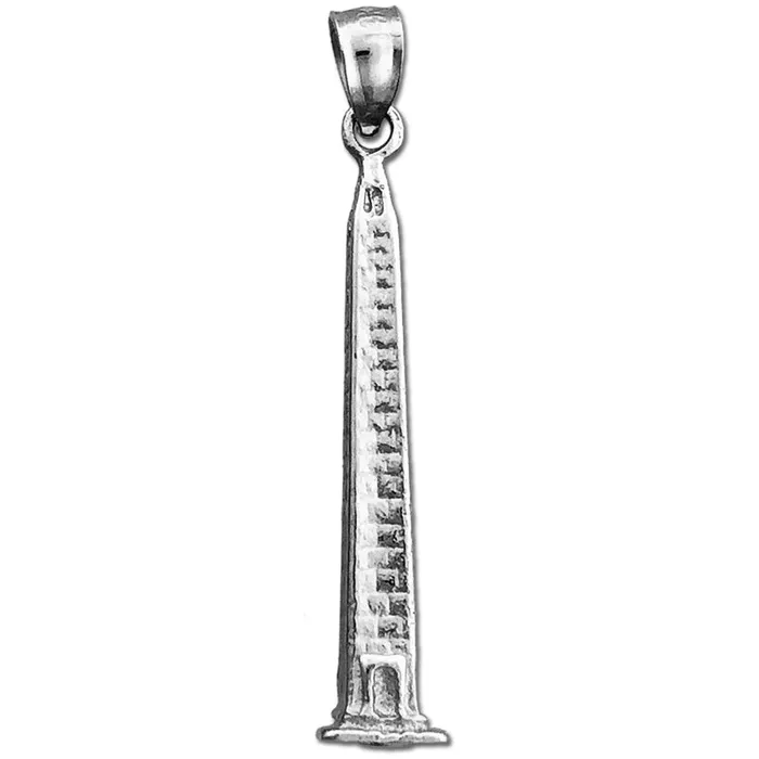 Necklaces Goldia 14K Gold 3D Washington Monument Pendant
