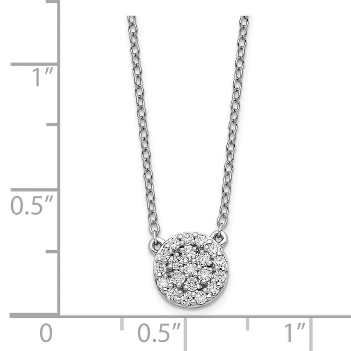 Necklaces Goldia 14k White Gold Real Diamond 18in Necklace