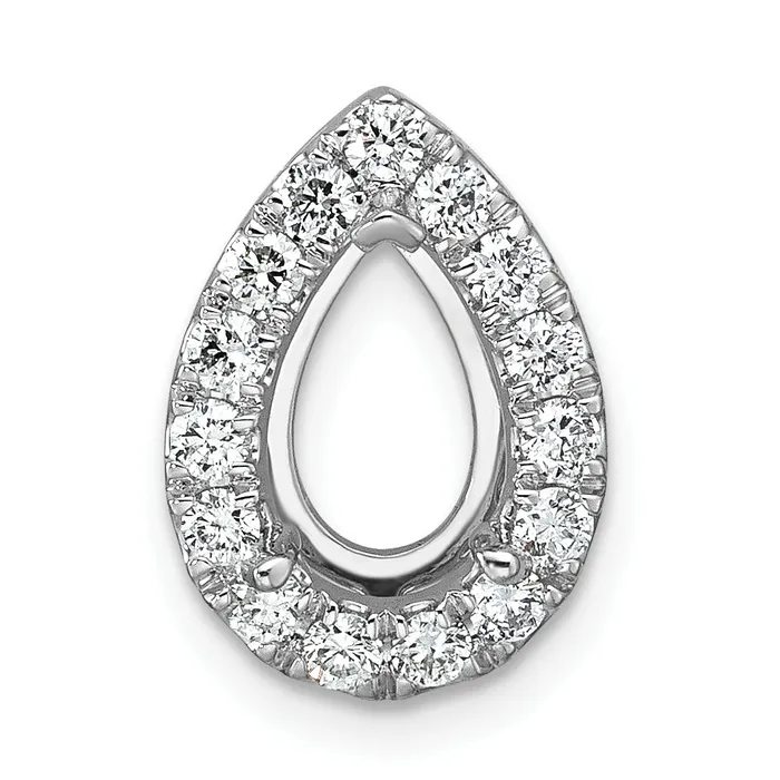 Necklaces Goldia 14k Yellow Gold 38 Ct Lab Grown Diamond VSSI G Pear Halo Chain Slide Pendant Necklaces Goldia 14k Yellow Gold 38 Ct Lab Grown Diamond VSSI G Pear Halo Chain Slide Pendant
