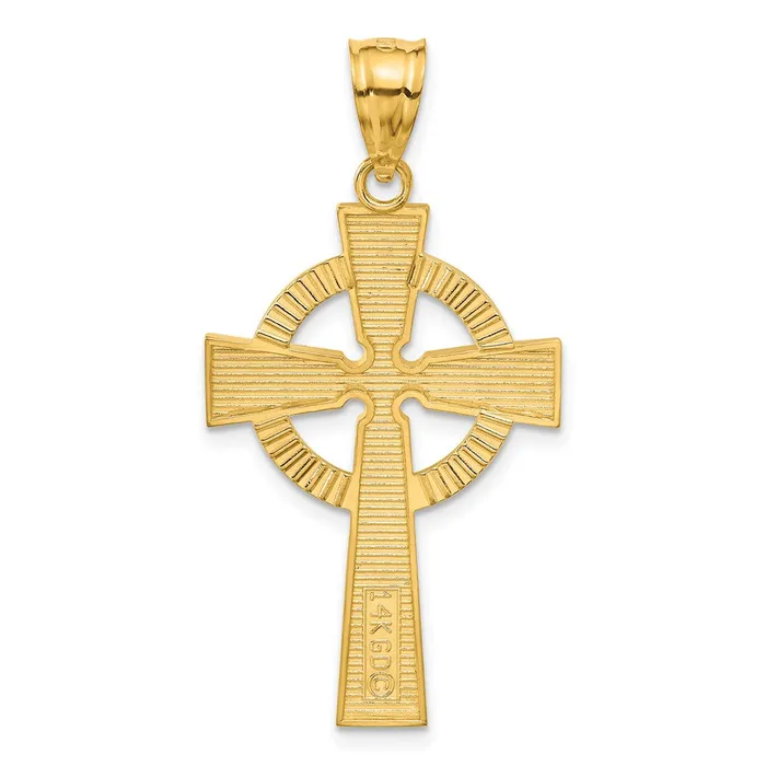 Necklaces Goldia 14k Yellow Gold Celtic Cross Pendant