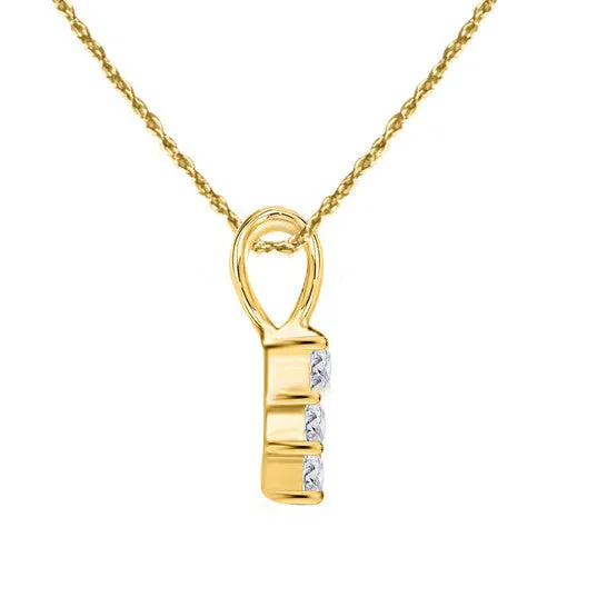 Necklaces JMS always Original 14K 050 Carat Natural Round White Diamond Three Stone Pendant Necklace For Women In Yellow Gold With 18 Gold Plated 925 Sterling Silver Box Chain Necklaces JMS always Original 14K 050 Carat Natural Round White Diamond Three Stone Pendant Necklace For Women In Yellow Gold With 18 Gold Plated 925 Sterling Silver Box Chain