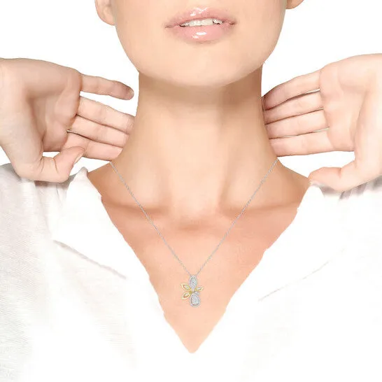 Necklaces Original Haus of Brilliance 14K White and Yellow Gold 58 Cttw Round Diamond Marquise Floral Style 18 Pendant Necklace HI Color I1I2 Clarity JMS always Necklaces Original Haus of Brilliance 14K White and Yellow Gold 58 Cttw Round Diamond Marquise Floral Style 18 Pendant Necklace HI Color I1I2 Clarity JMS always