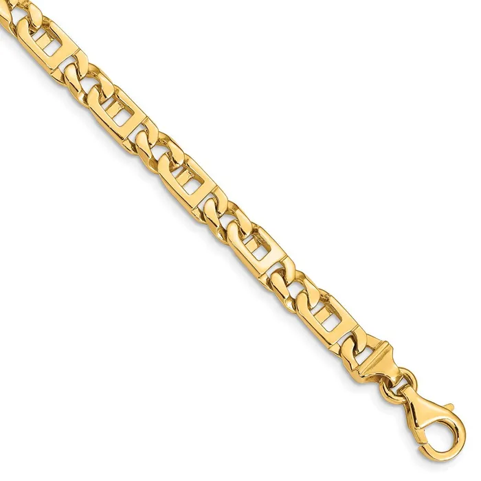 Necklaces Solid 14K Yellow Gold 20 inch 59mm Hand Polished Fancy Link with Fancy Lobster Clasp Chain Necklace MDS Necklaces Solid 14K Yellow Gold 20 inch 59mm Hand Polished Fancy Link with Fancy Lobster Clasp Chain Necklace MDS