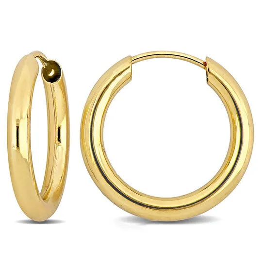 Original Amour 15mm Hoop Earrings in 14k Yellow Gold JMS always Earrings Original Amour 15mm Hoop Earrings in 14k Yellow Gold JMS always Earrings